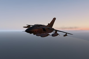 Learning to fly the Vintage Classic RAF Tornado.