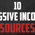 Passive Income Sources: Where I Make Money Online From Over 10 Sources